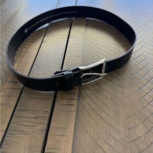 H&M Black Kids Belt with Silver Buckle